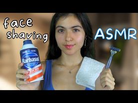 Kind GF Shaves Your Face || ASMR 🪒