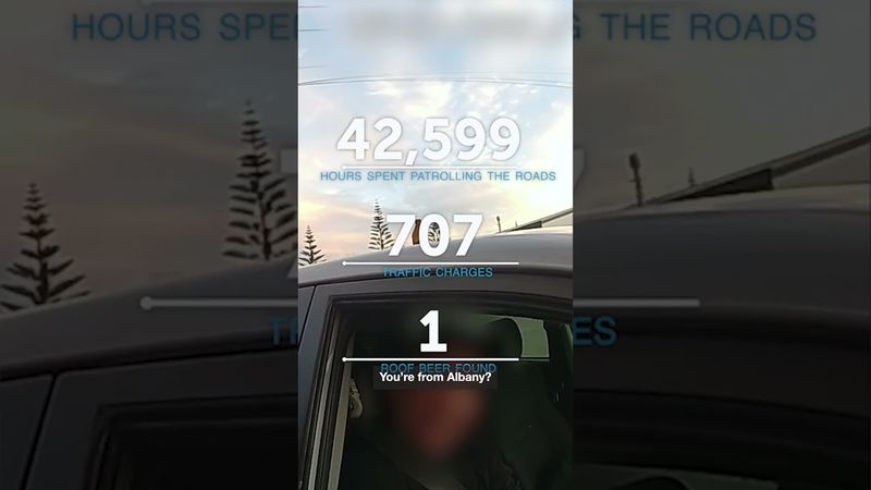 Drunk driver busted after leaving beer on roof of his car #news #motoring