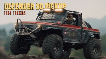 Rc Car Scale 1/10 LAND ROVER 90 Pickup Modified  TRX4 TRAXXAS Crawler & Off road