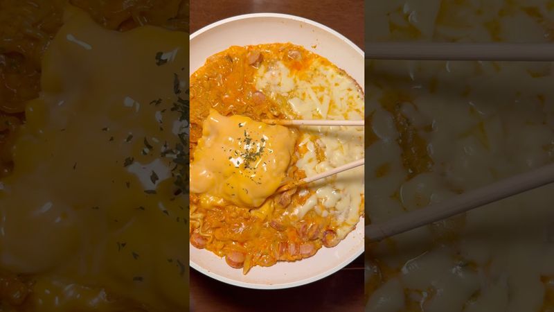 Korean ramen 🍜 #asmr #buldak