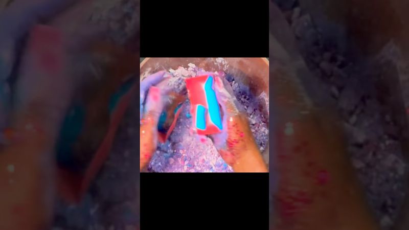 ♥️💜 #oddlysatisfying #relax #crunchy #gymchalkasmr