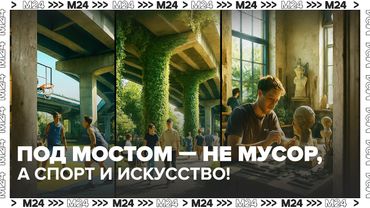 Под мостом — не мусор, а спорт и искусство! | Новые общественные пространства Москвы