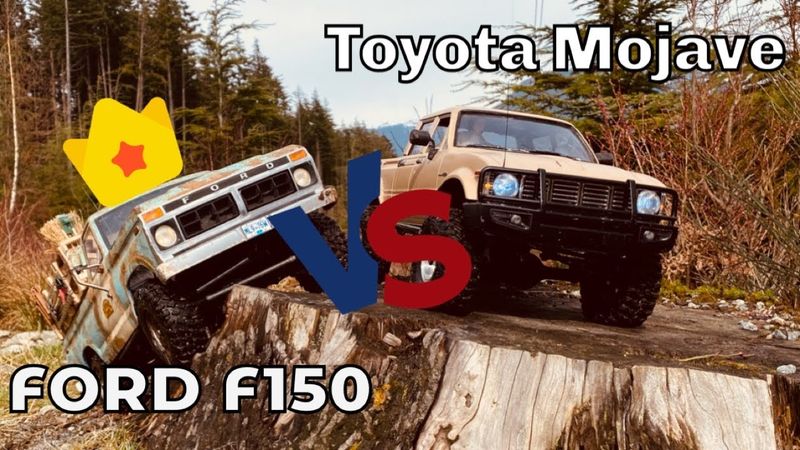 Farm Truck in the woods - Mojave Edition. Scale Rc crawler. Rc4wd Lwb & gmade Gom. Ford F150