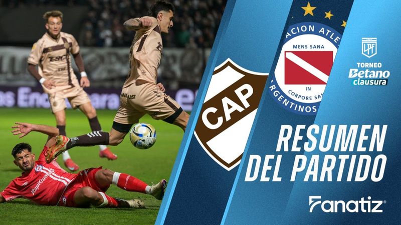Platense 0 vs. Argentinos Juniors 0 - Resumen del Partido | #TorneoClausura2025