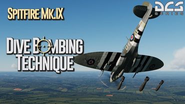 DCS Spitfire Mk.IX - Dive bombing