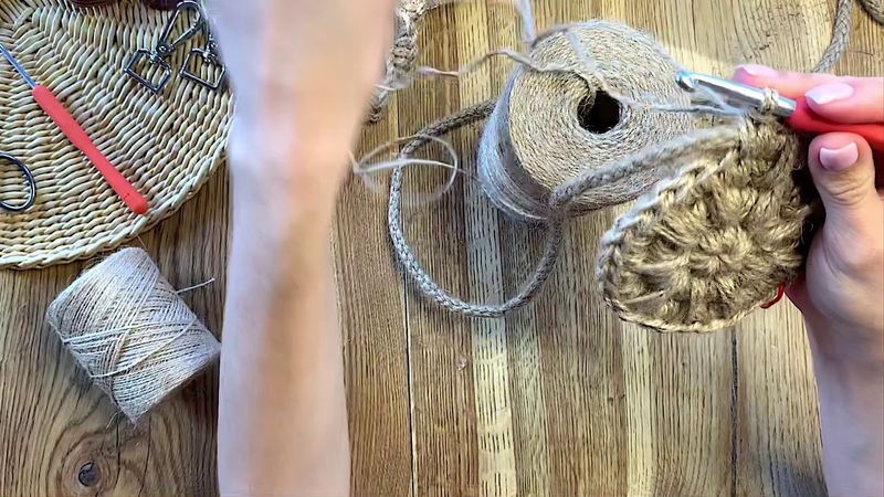 Третий и четвёртый ряды круглой стеночки сумки