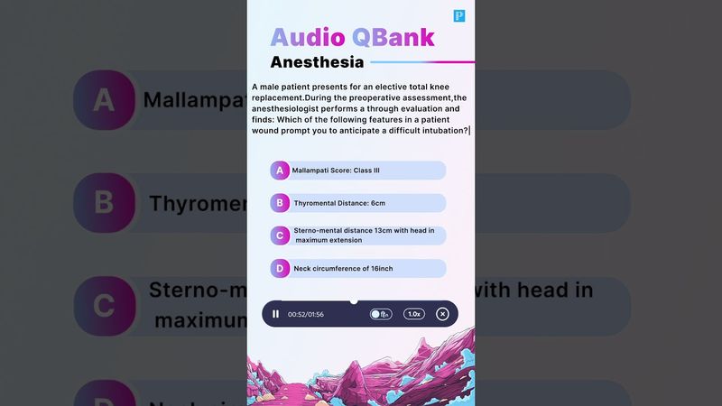 A Glimpse Of Anaesthesia Audio QBank