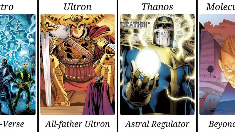 Villains from Marvel comics at their most powerful