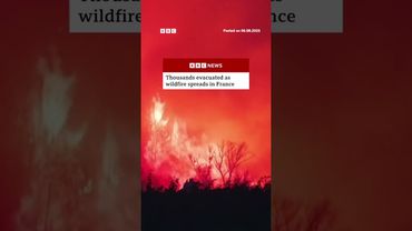 The wildfire has burned an area larger than Paris #Wildfire #France #BBCNews