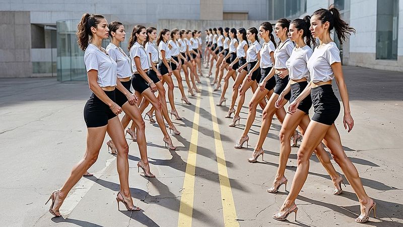 Synchronous Moves Caught on Camera 🕺🕺 #shorts #viral #synchronicity #satisfying