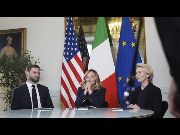 Italian PM Meloni hosts EU-US talks on trade, Ukraine and defence