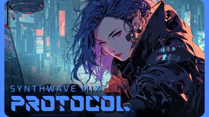 PROTOCOL | Cyberpunk Synthwave Mix for Focus & Flow