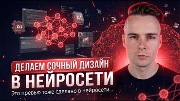 Я В ШОКЕ! СОЧНЫЙ ДИЗАЙН В НЕЙРОСЕТИ ЗА 1 МИНУТУ...