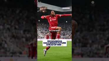 Momento incredibile per il sedicenne 💫 #premierleague #liverpool #RioNgumoha #newcastle