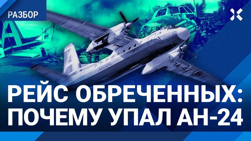 Самолет Ан-24 был обречен: катастрофа с авиацией в России