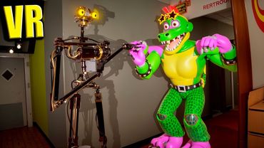 VR Giga Monty schützt den Wachmann in neuer Pizzeria in Bonelab FNAF COOP Mod Animatronic Mimic