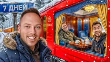 Купили Самый Дорогой Люкс Вагон! Едем 7 Дней На Поезде с Габаром и Никитосом