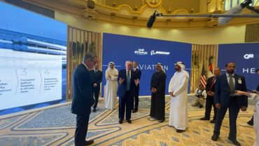 Trump attends US-UAE business forum in Abu Dhabi | AFP