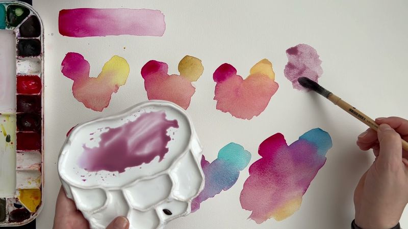 Блок3. Урок1. Как смешать красивые розовые оттенки