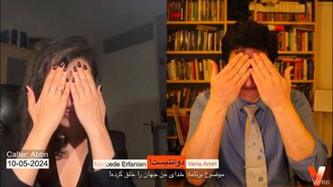 2Atheists_Veria Amiri_Dr Mercede Erfanian_10-05-2024 دوآتئیست_وریا امیری_مرسده-خدای من خالق است