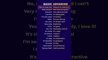 🟢 English speaking practice: Unlock Basic and Advanced!