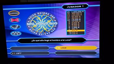 Я БУВ ТАК БЛИЗЬКО ДО ВИГРАШУ €1 000 000!!! Хто хоче стати мільйонером 1-е видання (Wii) (іспанською)