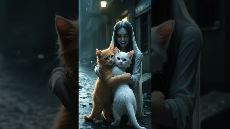 Kuntilanak gentayangan  #shortvideo #ghost #funny  #cat #shorts #short