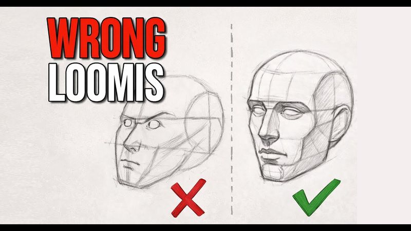 Why Your Loomis Head Looks Wrong (3 Angles)