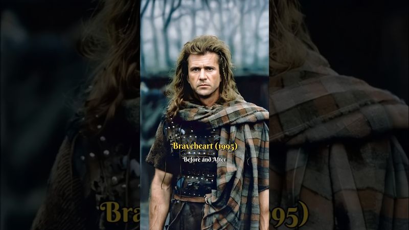 Braveheart (1995) - Before and After #shorts #viral #braveheart #beforeandafter