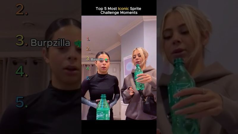 Top 5 Most Iconic Sprite Challenge Moments😄