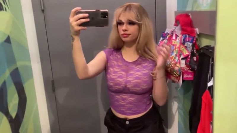 Try on Haul 2024  See Through Fabric & No Bra Trend