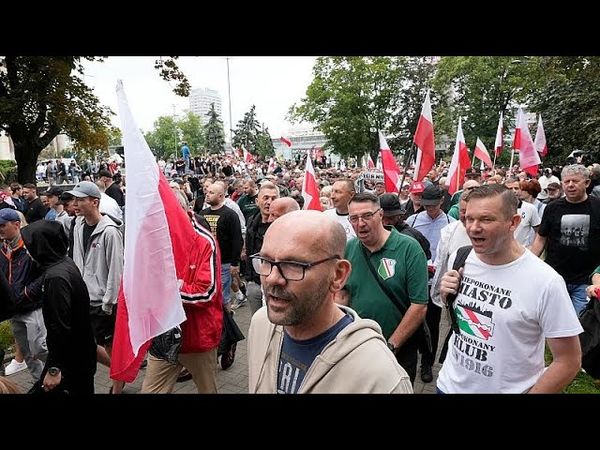 Anti-immigration demonstrations take place in more than 80 cities across Poland