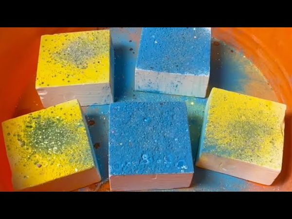 Yellow & Blue Holi on Fresh Gym Chalk 💛💙