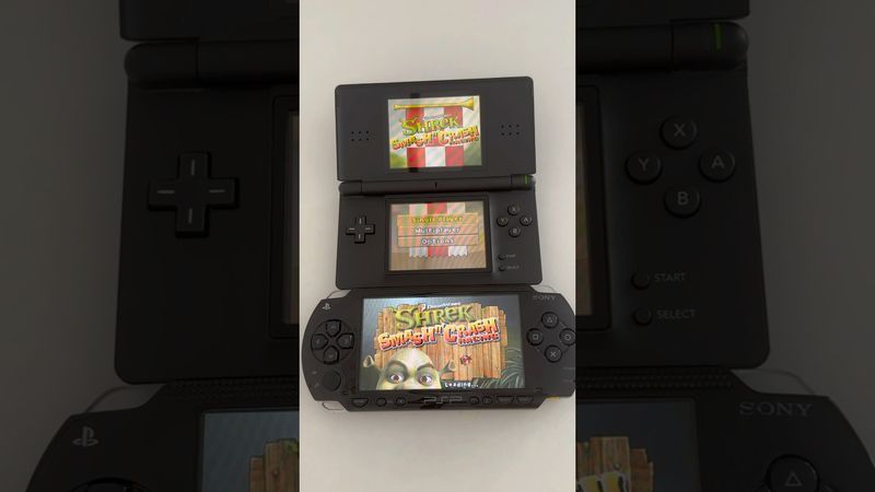 Shrek Racing Nintendo DS vs PSP