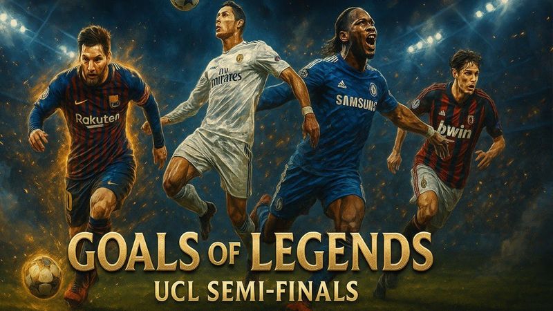 Goals of Legends : UCL Semi-finals - Kaka - Cristianio - Messi - Drogba