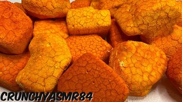 Orange & Yellow Pasted Chalk Jumbo Chunks | Oddly Satisfying | ASMR | Sleep Aid