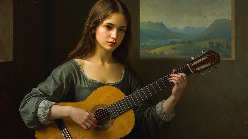 The Court of Mirror – Classical Guitar | Elegant Guitar Solo in Baroque Style