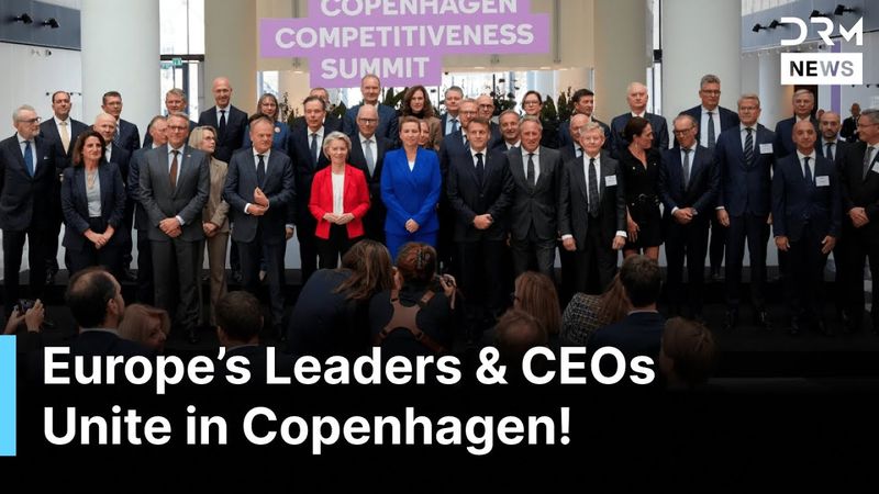 BREAKING: Ursula, Macron, Tusk & Mette United at Copenhagen Competitiveness Summit 2025 | AC1Z