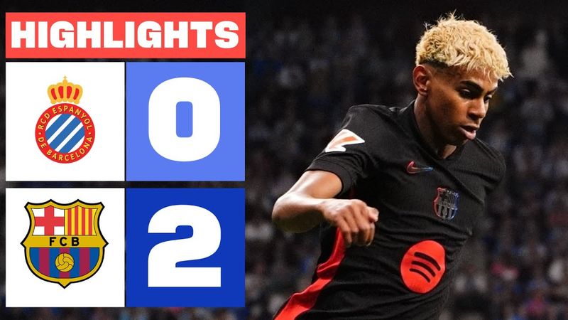 RCD ESPANYOL 0 - 2 FC BARCELONA I HIGHLIGHTS LALIGA EA SPORTS