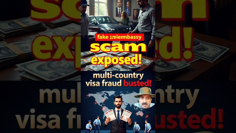 Fake Embassy Scam Exposed in Ghaziabad | Multi-Country Fraud, Big CBI Seizure, Money & Fake Visas