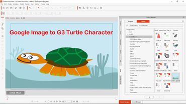 Cartoon Animator 4 Tutorial Create G3 Turtle Character for Walking easy