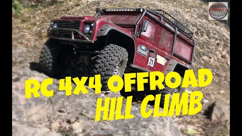 RC 4x4  Offroad Hill Climb - Traxxas TRX-4 Land Rover Defender D110