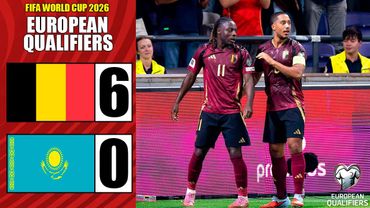 Belgium vs Kazakhstan 6-0 Highlights Goals | World Cup 2026, Qualifiers