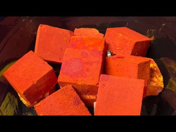 Bowl of Thick Yellow Chalk Blocks