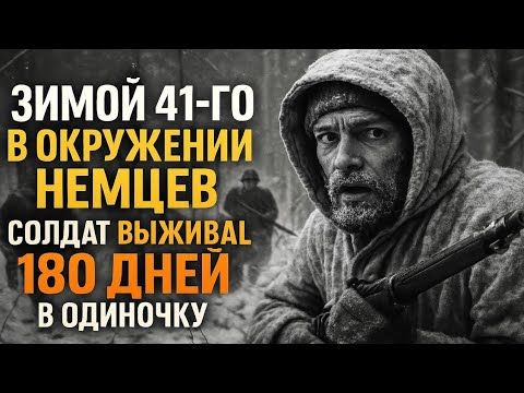 ВЫЖИВАЛ 180 дней ОДИН в окружении  Зима 1941  40°, голод, немцы в 50 метрах   СССР