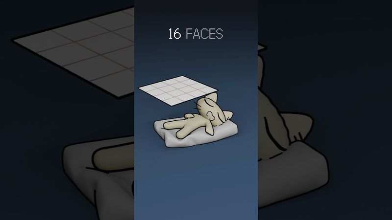 Cloth Simulation - 모모의 할로윈 악몽  #blender #halloween