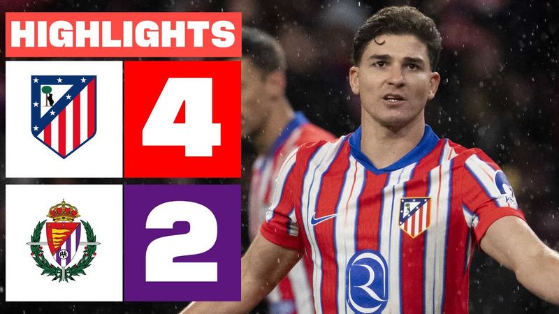 ATLÉTICO DE MADRID 4 - 2 REAL VALLADOLID CF  I RESUMEN LALIGA EA SPORTS