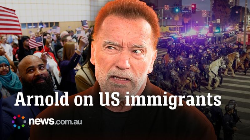 Schwarzenegger weighs in on U.S. immigration unrest