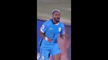 Gol de Aguirre para Uruguay ante Venezuela