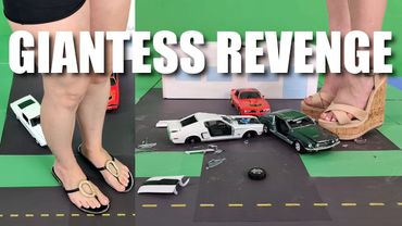 Giantess Ex-Boyfriend's Dealership crush starring Giantess Monica